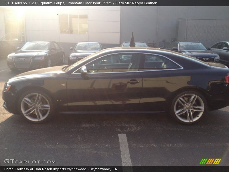 Phantom Black Pearl Effect / Black Silk Nappa Leather 2011 Audi S5 4.2 FSI quattro Coupe