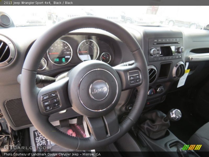 Black / Black 2013 Jeep Wrangler Sport 4x4