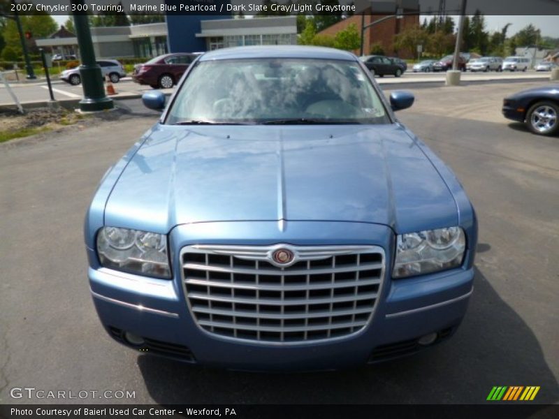 Marine Blue Pearlcoat / Dark Slate Gray/Light Graystone 2007 Chrysler 300 Touring