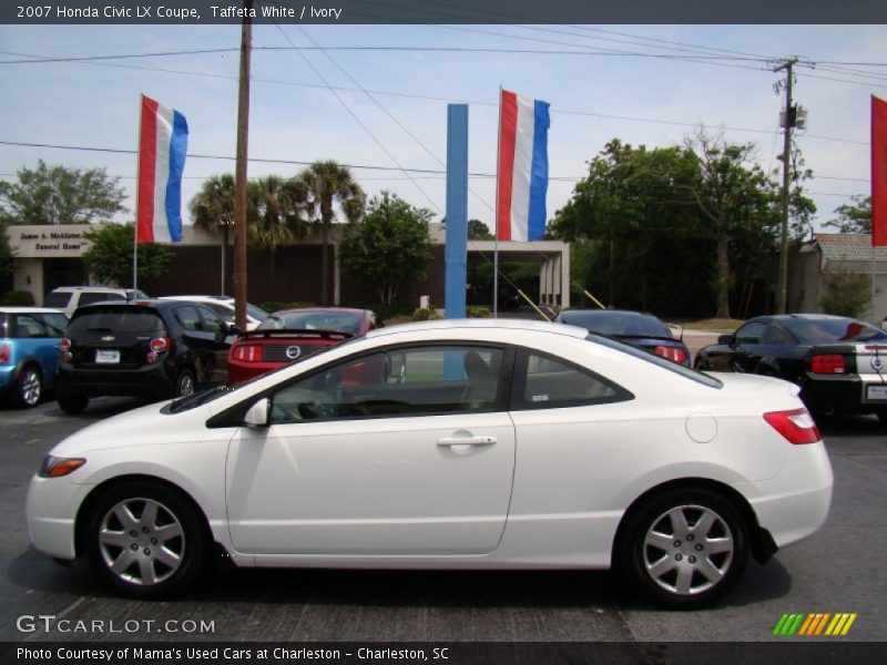 Taffeta White / Ivory 2007 Honda Civic LX Coupe