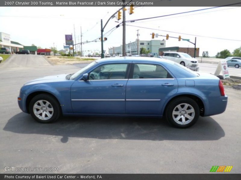 Marine Blue Pearlcoat / Dark Slate Gray/Light Graystone 2007 Chrysler 300 Touring