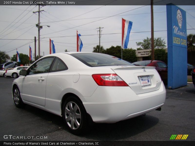 Taffeta White / Ivory 2007 Honda Civic LX Coupe