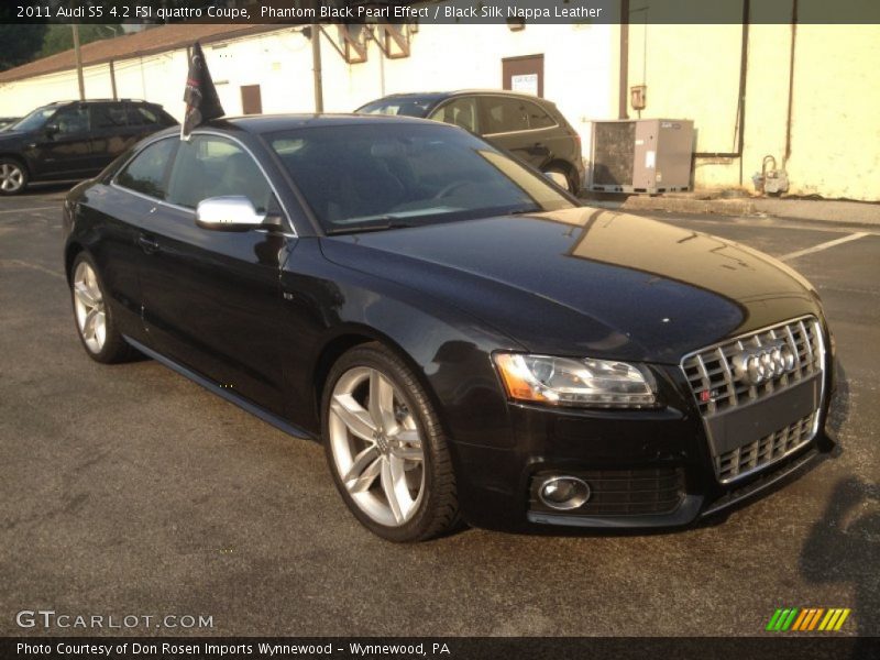 Phantom Black Pearl Effect / Black Silk Nappa Leather 2011 Audi S5 4.2 FSI quattro Coupe