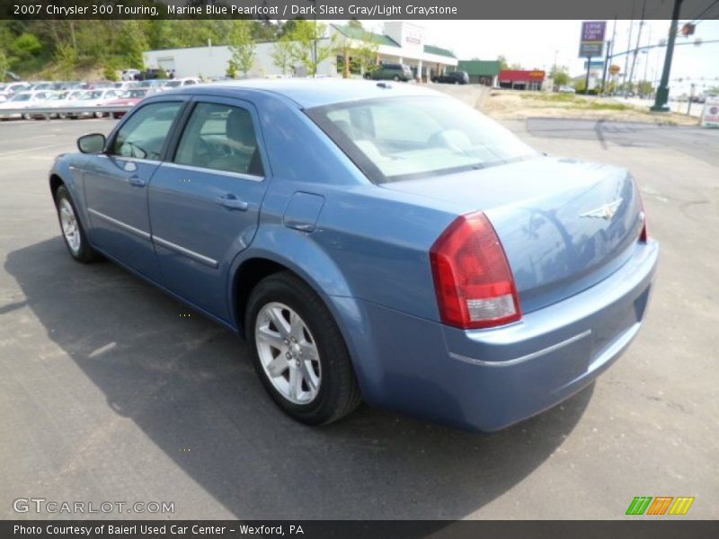 Marine Blue Pearlcoat / Dark Slate Gray/Light Graystone 2007 Chrysler 300 Touring