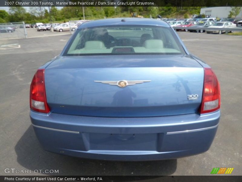 Marine Blue Pearlcoat / Dark Slate Gray/Light Graystone 2007 Chrysler 300 Touring