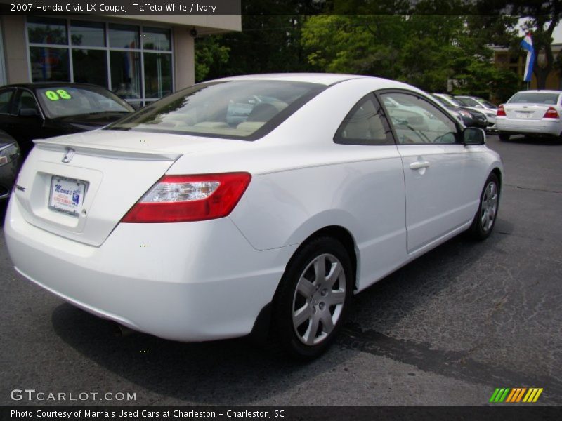 Taffeta White / Ivory 2007 Honda Civic LX Coupe