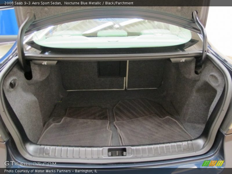 Nocturne Blue Metallic / Black/Parchment 2008 Saab 9-3 Aero Sport Sedan