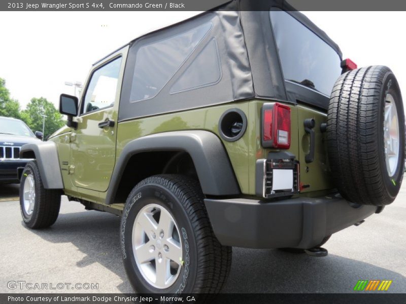 Commando Green / Black 2013 Jeep Wrangler Sport S 4x4