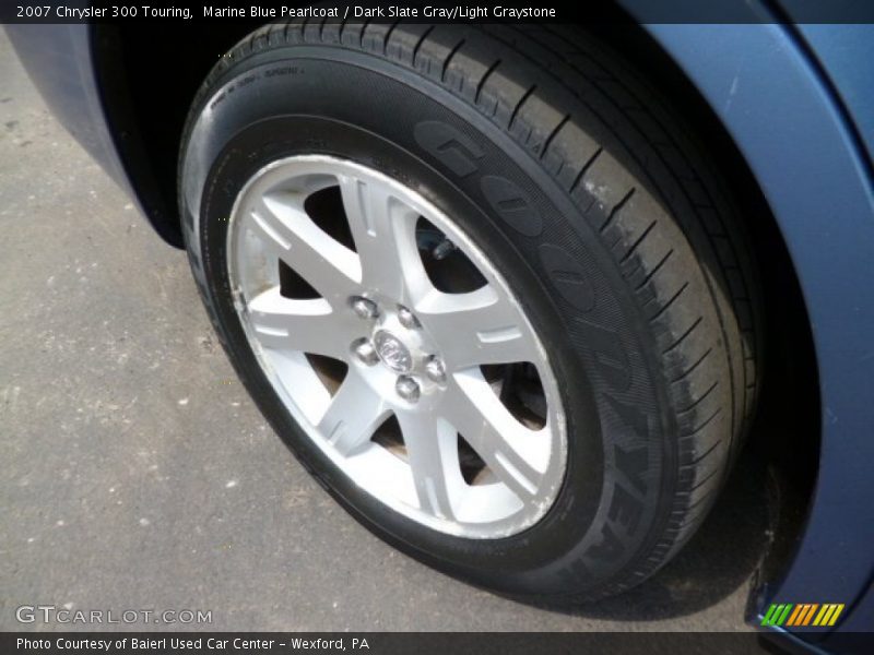 Marine Blue Pearlcoat / Dark Slate Gray/Light Graystone 2007 Chrysler 300 Touring