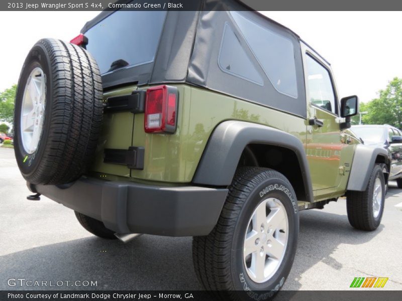 Commando Green / Black 2013 Jeep Wrangler Sport S 4x4