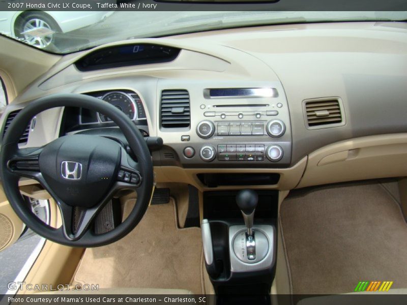 Taffeta White / Ivory 2007 Honda Civic LX Coupe