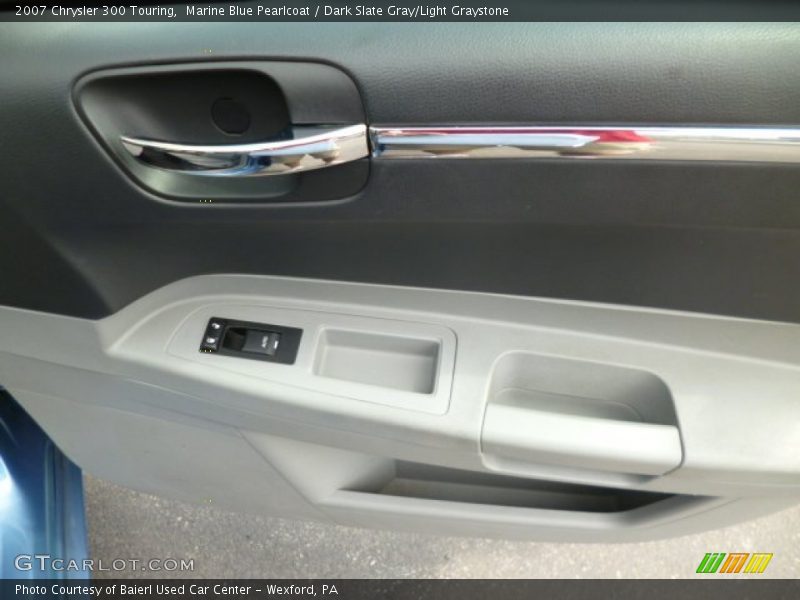 Marine Blue Pearlcoat / Dark Slate Gray/Light Graystone 2007 Chrysler 300 Touring