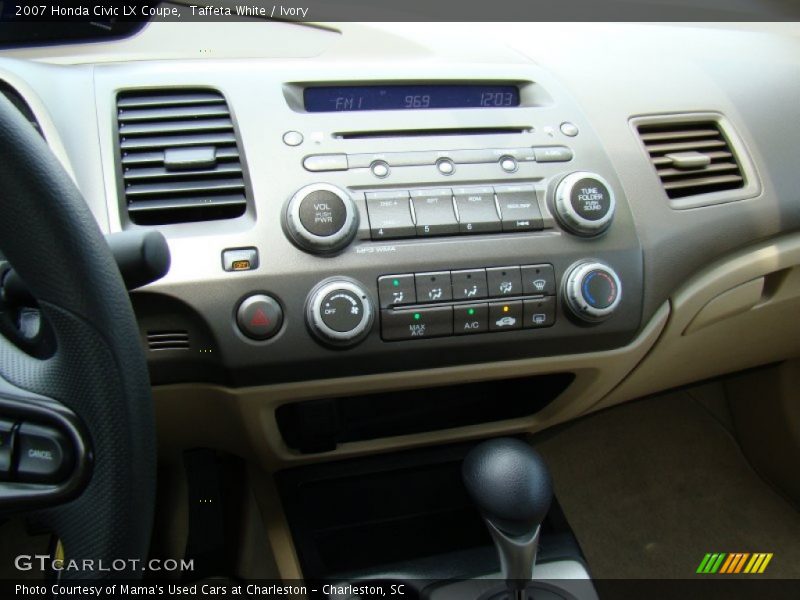 Taffeta White / Ivory 2007 Honda Civic LX Coupe