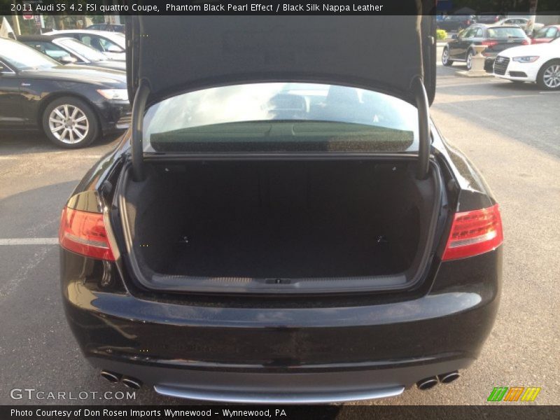 Phantom Black Pearl Effect / Black Silk Nappa Leather 2011 Audi S5 4.2 FSI quattro Coupe