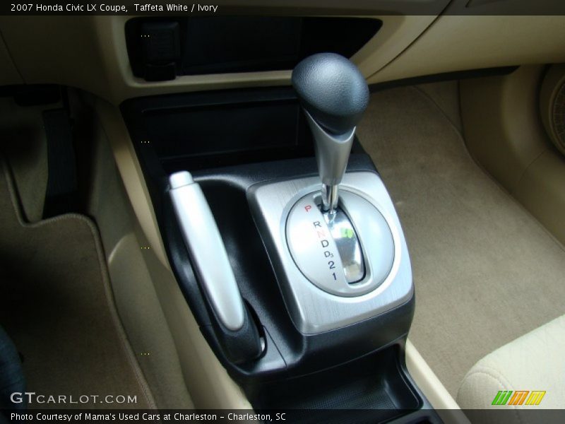 Taffeta White / Ivory 2007 Honda Civic LX Coupe