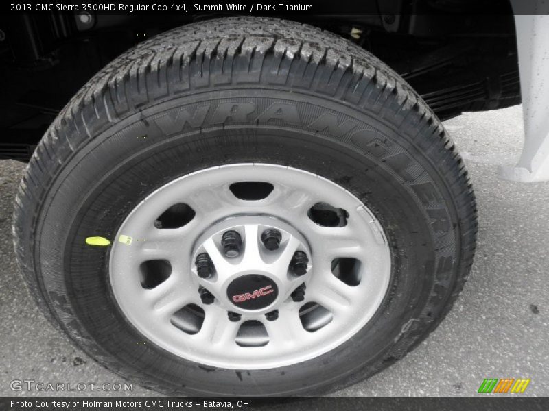 Summit White / Dark Titanium 2013 GMC Sierra 3500HD Regular Cab 4x4