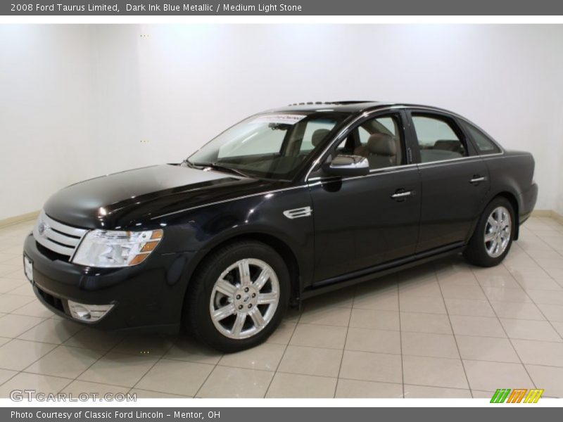 Dark Ink Blue Metallic / Medium Light Stone 2008 Ford Taurus Limited