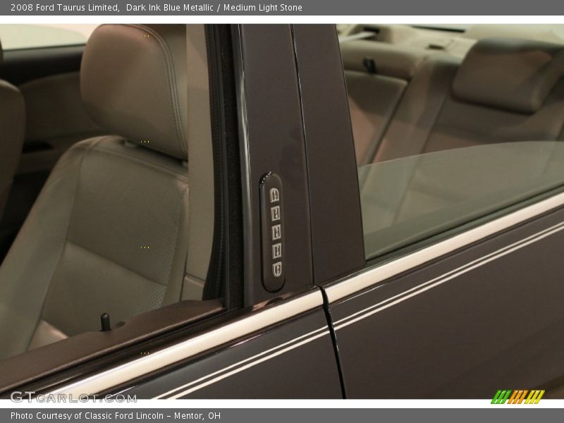 Dark Ink Blue Metallic / Medium Light Stone 2008 Ford Taurus Limited