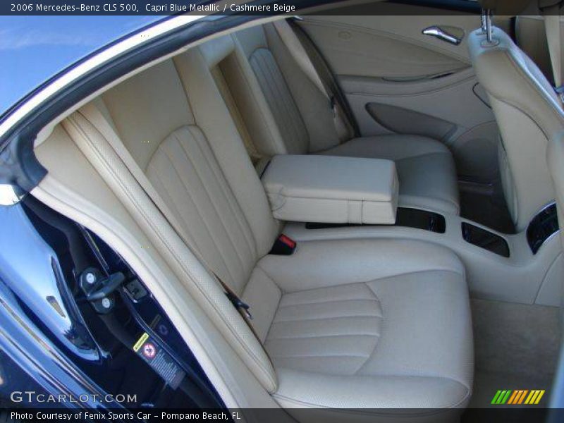 Capri Blue Metallic / Cashmere Beige 2006 Mercedes-Benz CLS 500