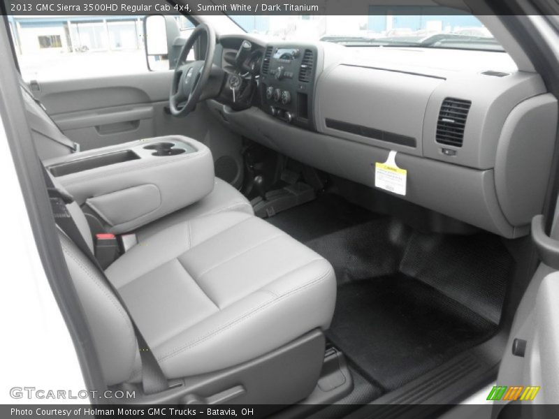 Summit White / Dark Titanium 2013 GMC Sierra 3500HD Regular Cab 4x4