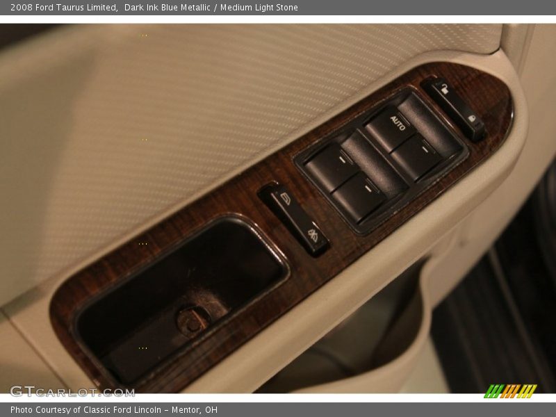 Dark Ink Blue Metallic / Medium Light Stone 2008 Ford Taurus Limited
