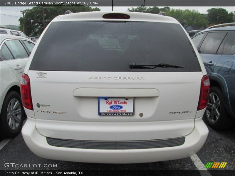 Stone White / Gray 2003 Dodge Grand Caravan Sport