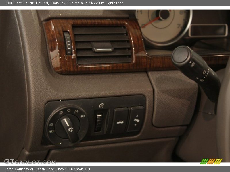 Dark Ink Blue Metallic / Medium Light Stone 2008 Ford Taurus Limited