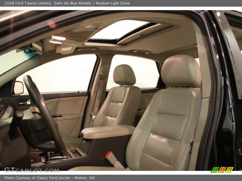 Dark Ink Blue Metallic / Medium Light Stone 2008 Ford Taurus Limited