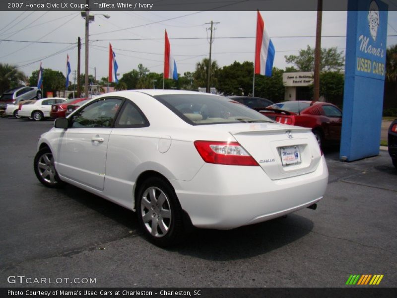 Taffeta White / Ivory 2007 Honda Civic LX Coupe