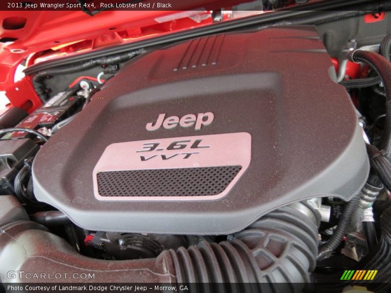  2013 Wrangler Sport 4x4 Engine - 3.6 Liter DOHC 24-Valve VVT Pentastar V6