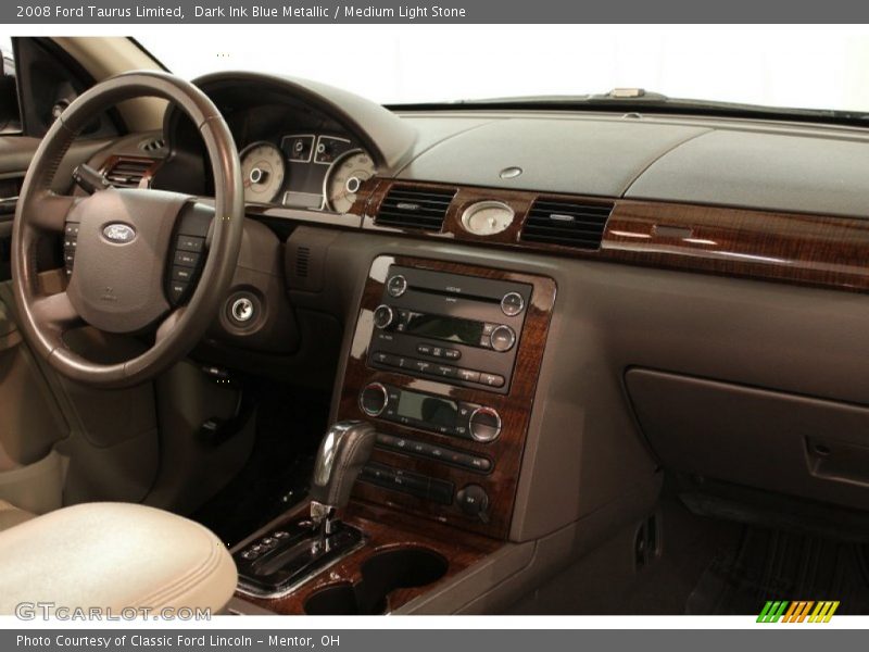 Dark Ink Blue Metallic / Medium Light Stone 2008 Ford Taurus Limited