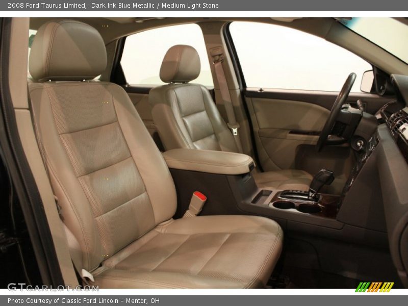 Dark Ink Blue Metallic / Medium Light Stone 2008 Ford Taurus Limited
