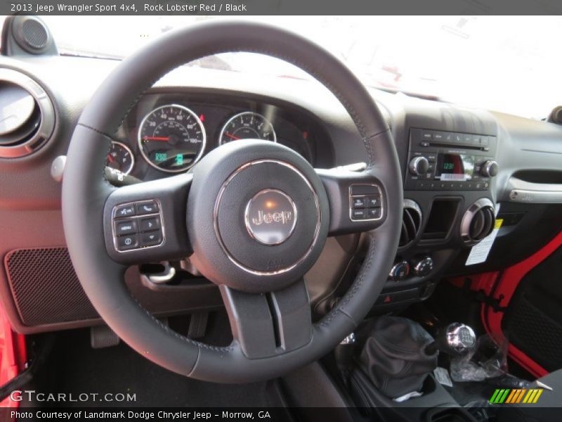 Rock Lobster Red / Black 2013 Jeep Wrangler Sport 4x4