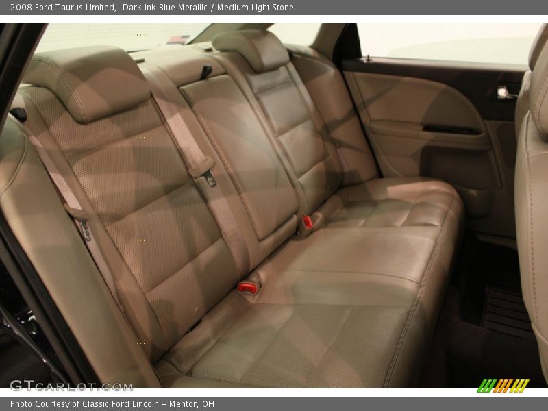 Dark Ink Blue Metallic / Medium Light Stone 2008 Ford Taurus Limited