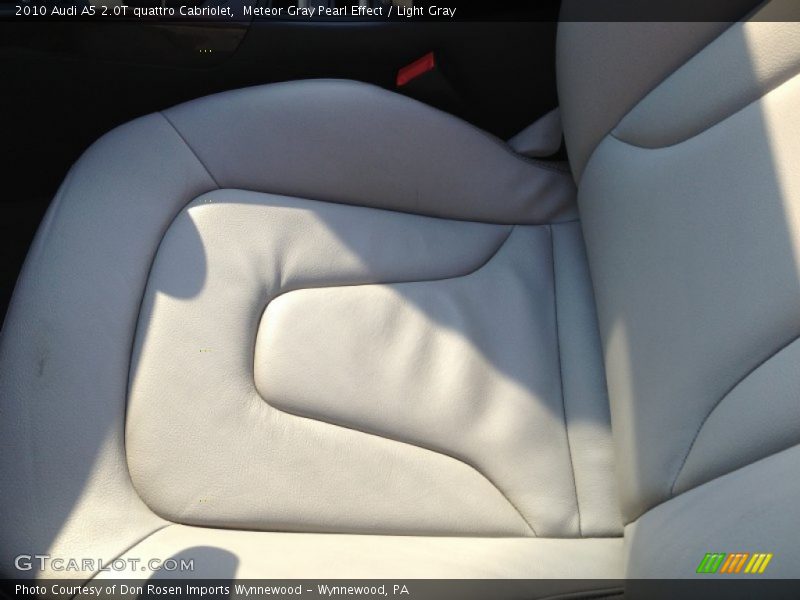 Meteor Gray Pearl Effect / Light Gray 2010 Audi A5 2.0T quattro Cabriolet