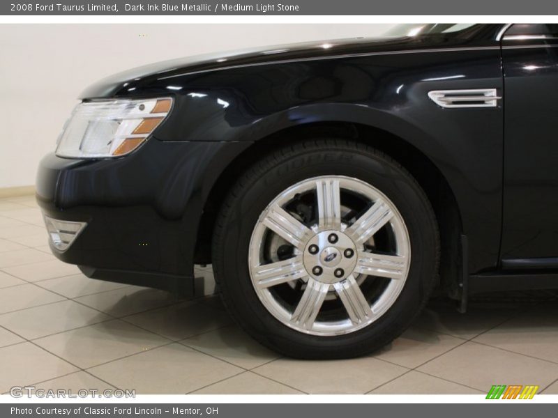 Dark Ink Blue Metallic / Medium Light Stone 2008 Ford Taurus Limited