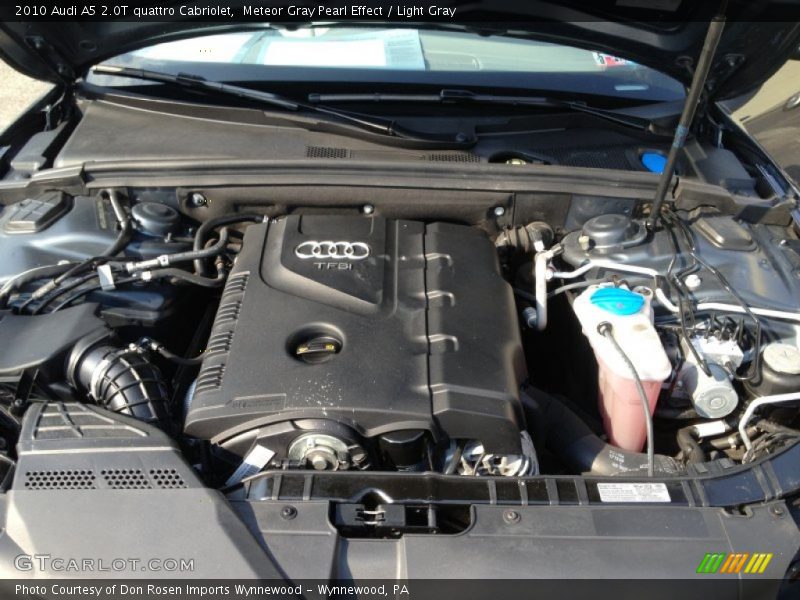  2010 A5 2.0T quattro Cabriolet Engine - 2.0 Liter FSI Turbocharged DOHC 16-Valve VVT 4 Cylinder