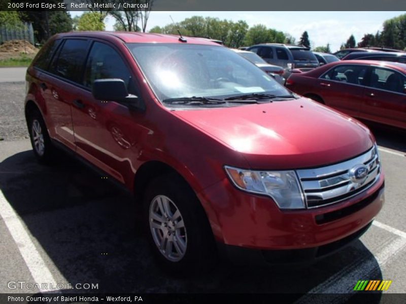 Redfire Metallic / Charcoal 2008 Ford Edge SE
