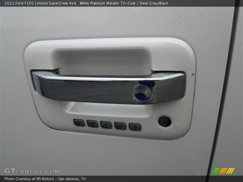 White Platinum Metallic Tri-Coat / Steel Gray/Black 2011 Ford F150 Limited SuperCrew 4x4
