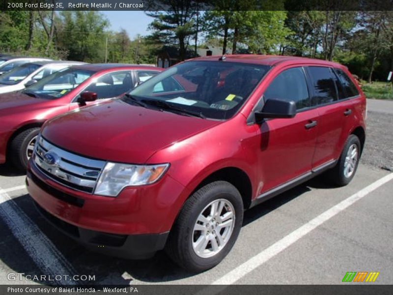 Redfire Metallic / Charcoal 2008 Ford Edge SE