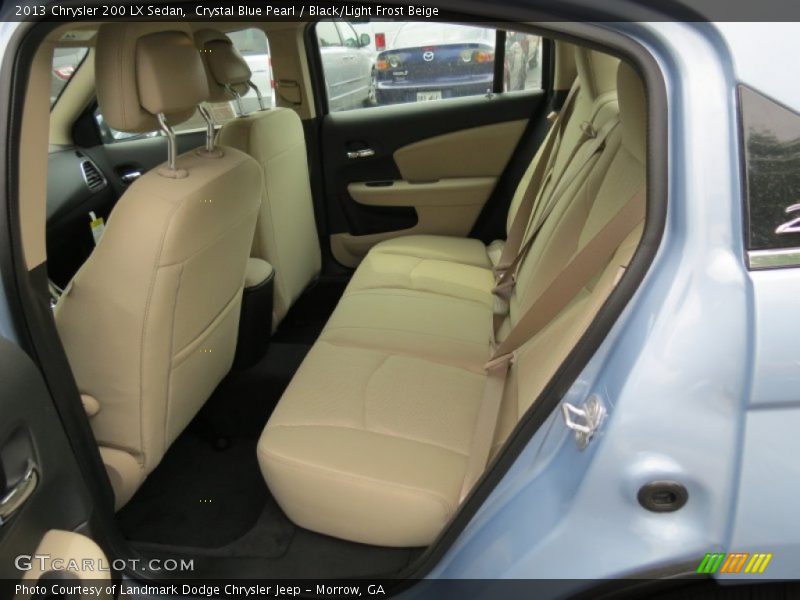 Rear Seat of 2013 200 LX Sedan