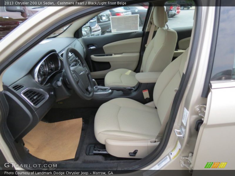  2013 200 LX Sedan Black/Light Frost Beige Interior