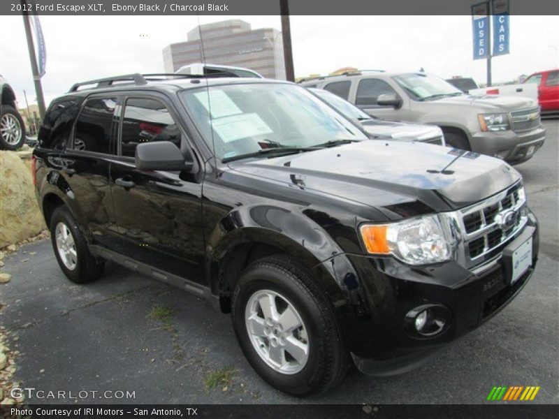 Ebony Black / Charcoal Black 2012 Ford Escape XLT