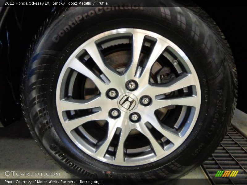 Smoky Topaz Metallic / Truffle 2012 Honda Odyssey EX