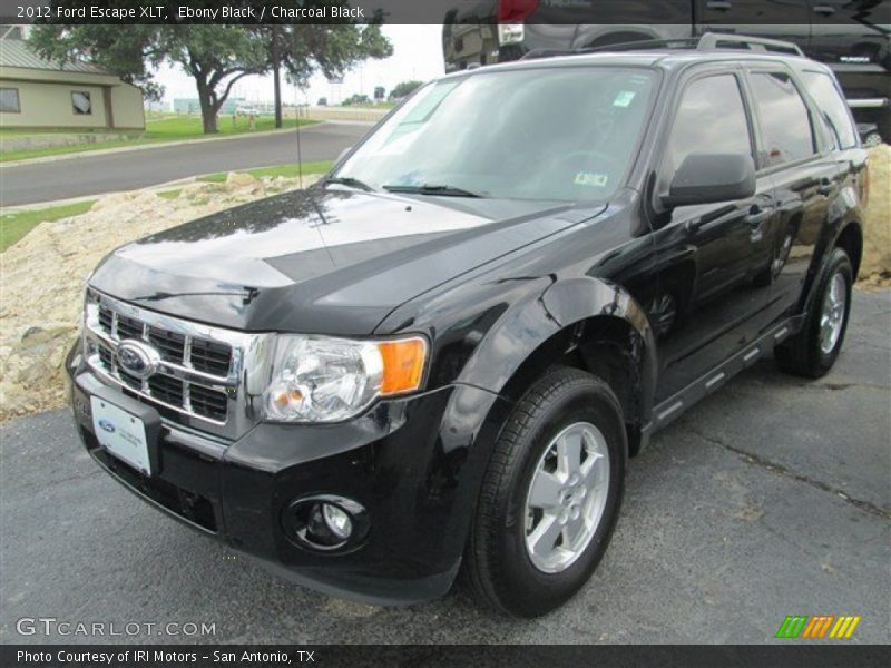 Ebony Black / Charcoal Black 2012 Ford Escape XLT