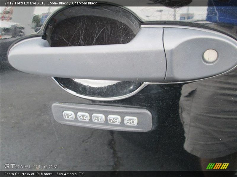 Ebony Black / Charcoal Black 2012 Ford Escape XLT