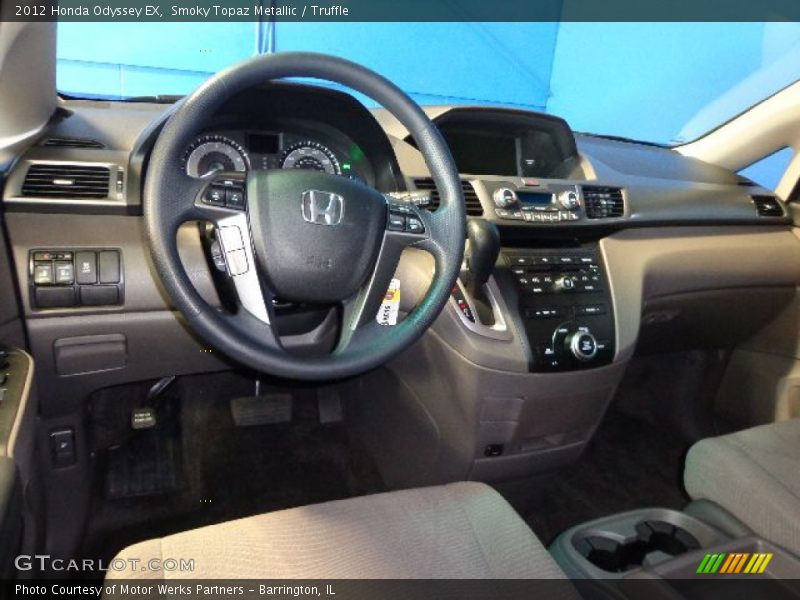 Smoky Topaz Metallic / Truffle 2012 Honda Odyssey EX