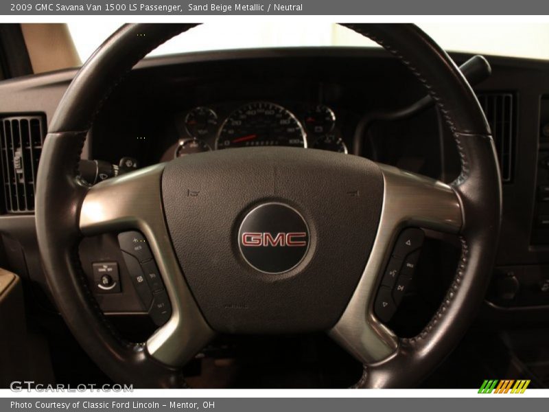  2009 Savana Van 1500 LS Passenger Steering Wheel