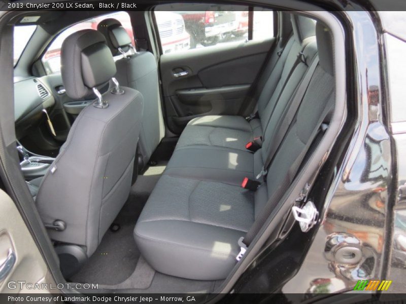 Rear Seat of 2013 200 LX Sedan
