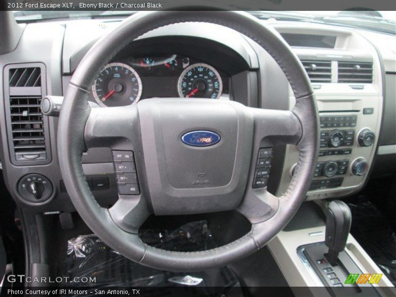 Ebony Black / Charcoal Black 2012 Ford Escape XLT